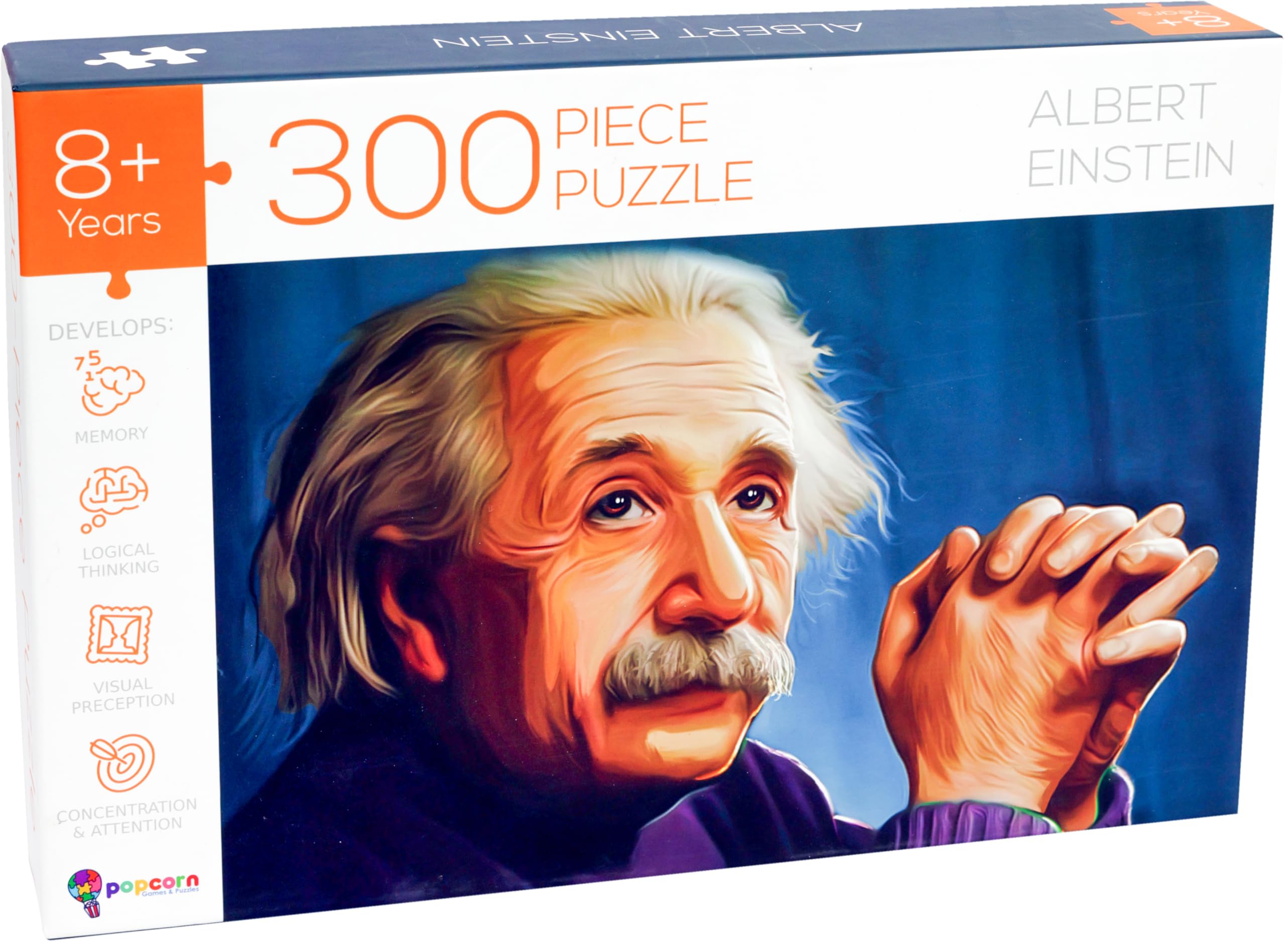 Buy Popcorn Games & Puzzles 300 Piece Puzzle Albert Einstien