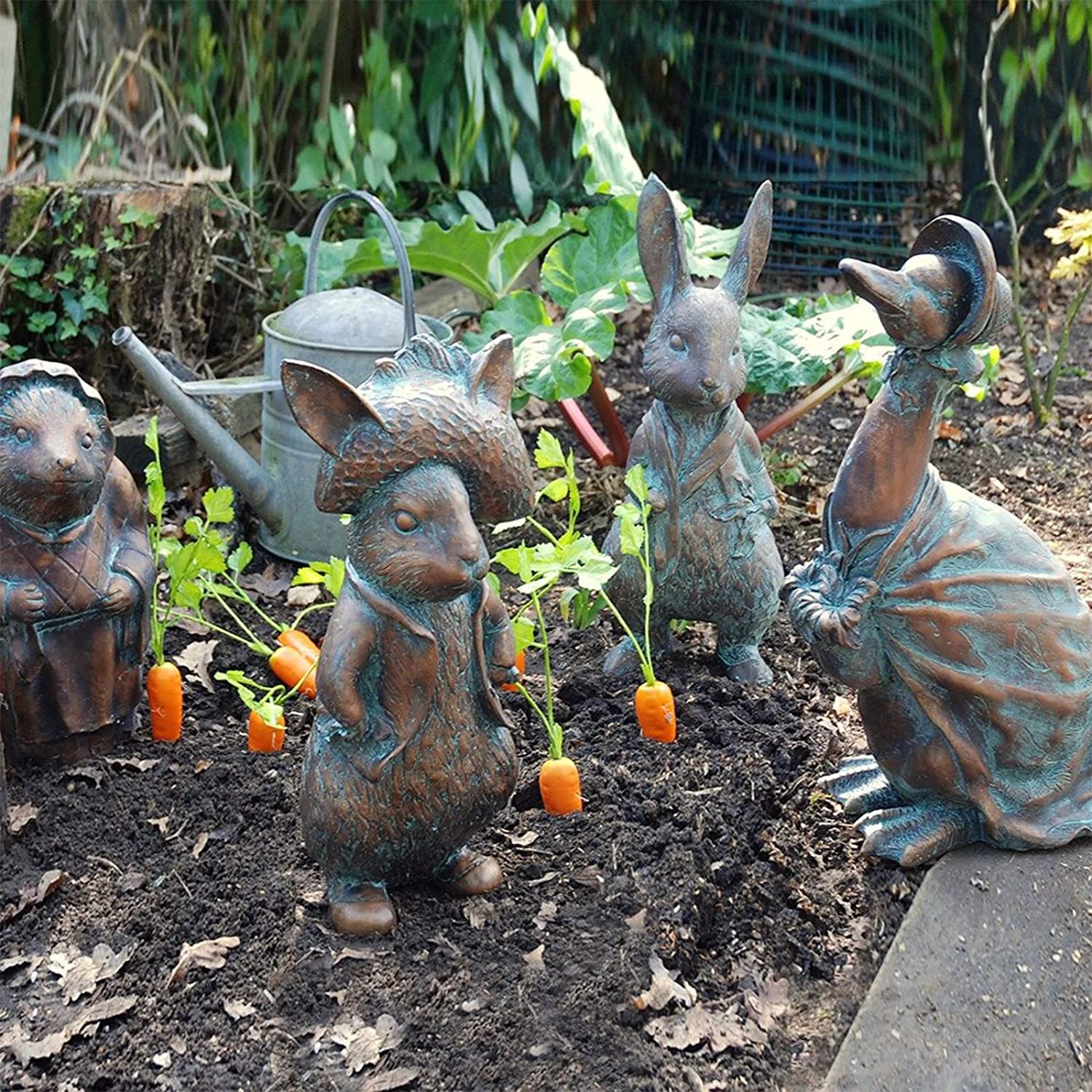 Buy SHIJIAN Beatrix Potter Ornament Set, Peter Rabbit, Jemima Puddle ...