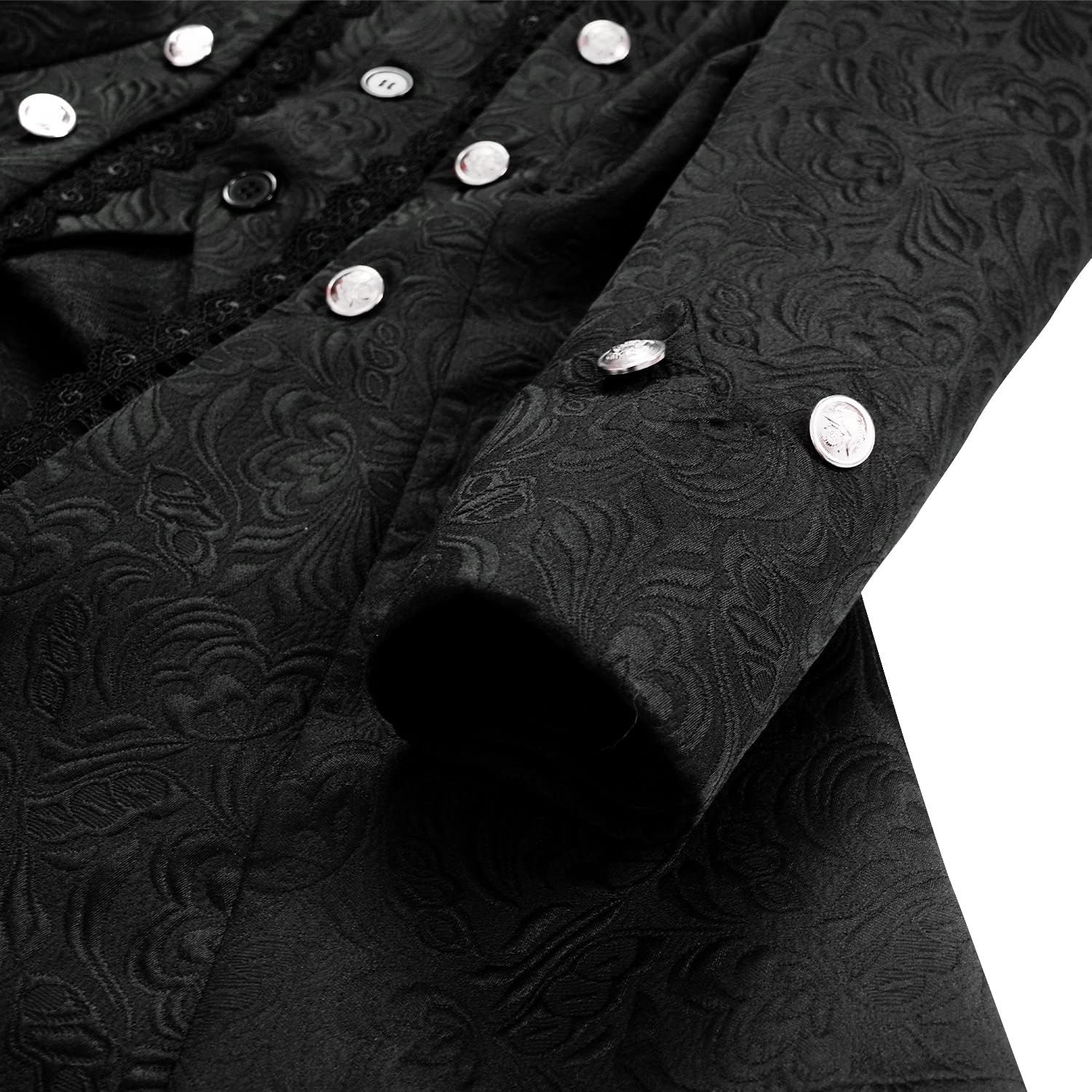 Rainday Women's Steampunk Pirate Jacket Medieval Gothic Tailcoat Victorian coat Costume - Image 6