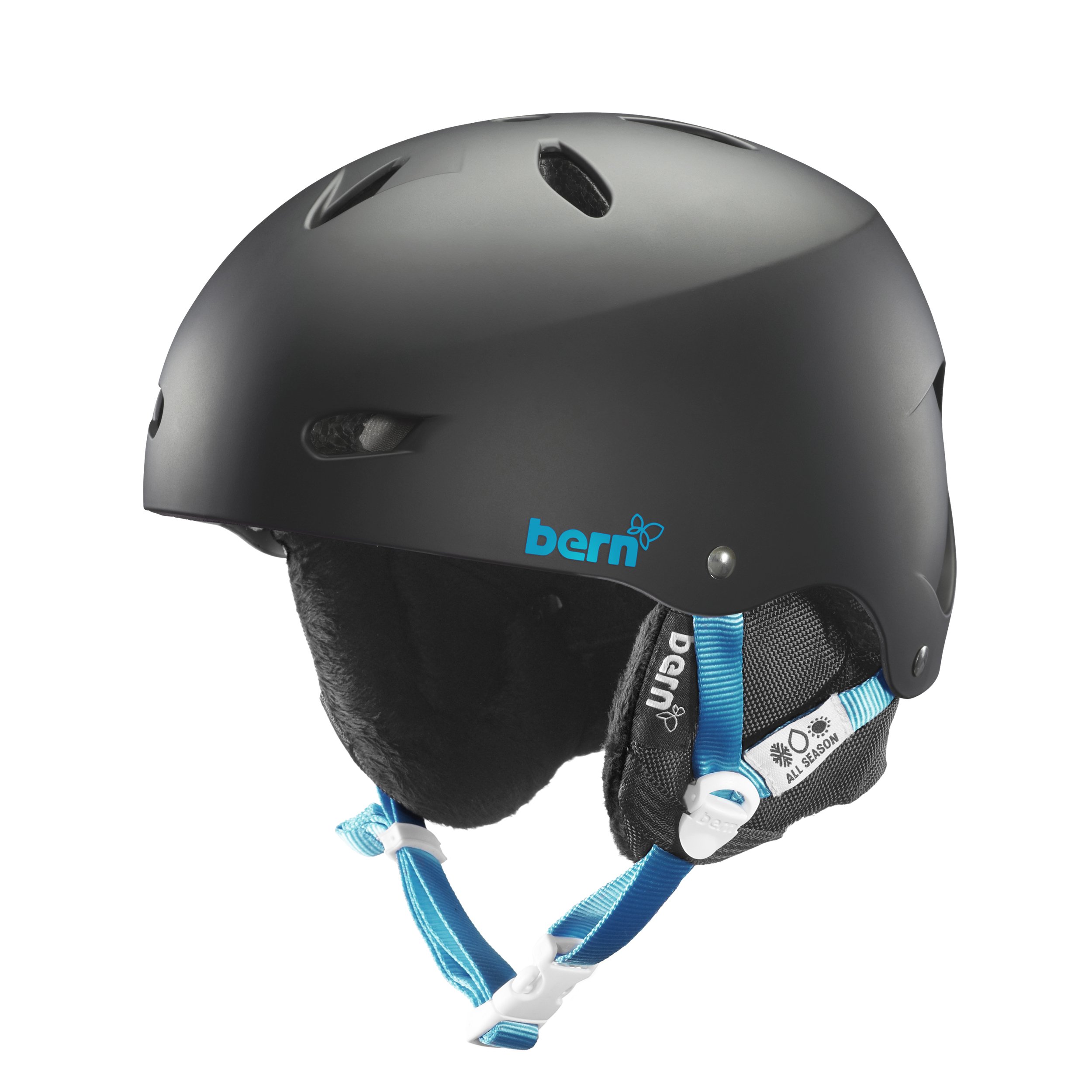 bern brighton snowboard helmet womens Casque hiver satin storm This ones for the girls who can shred all day every day Bern Brighton Helmet - Women's