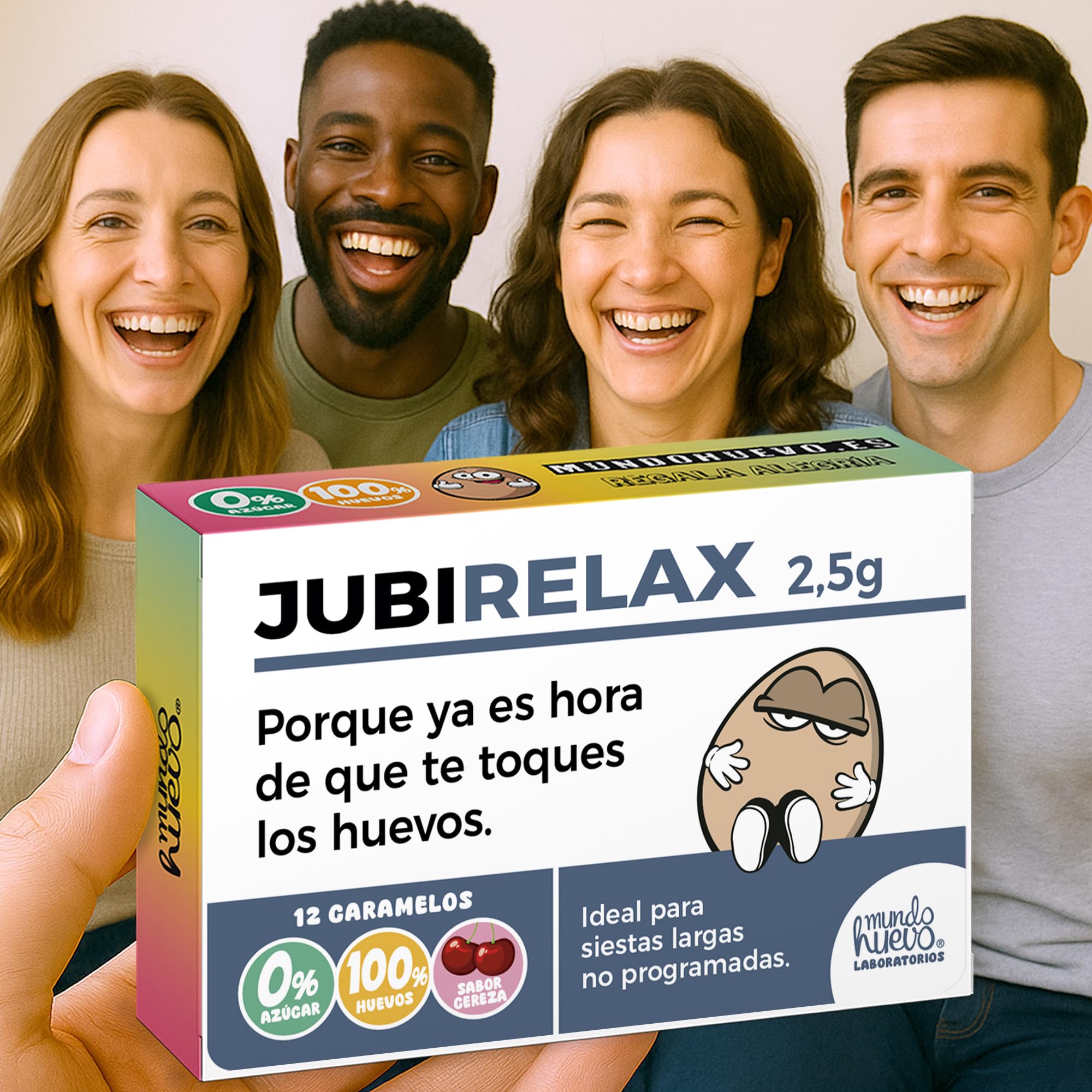 Caramelos de broma JUBILADO Blíster divertido 12 caramelos sin azúcar Regalo para hombres que se jubilan