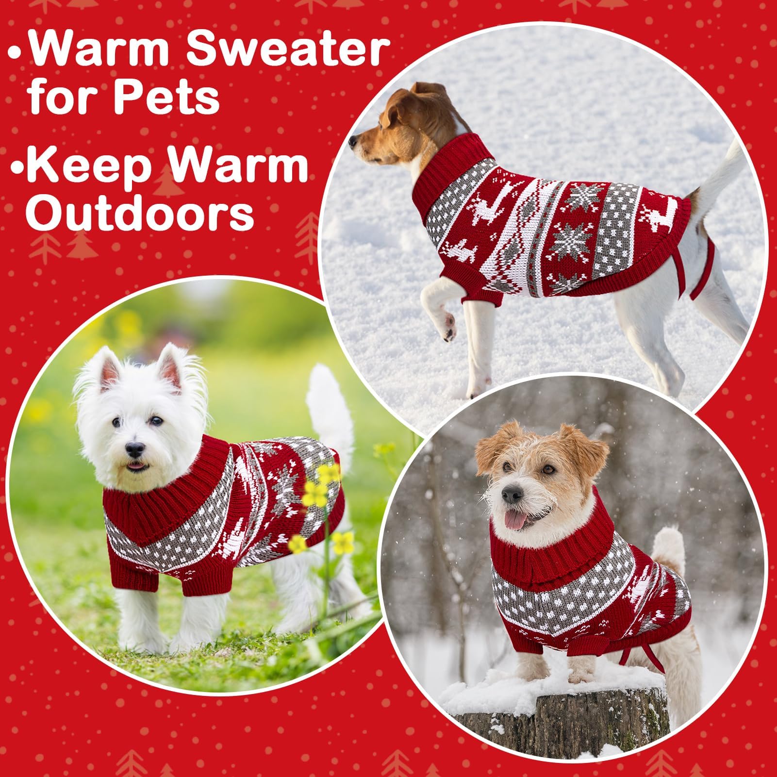 Disfraz Gato Navidad Suéter Navideño Para Perros Y Gatos Ropa De