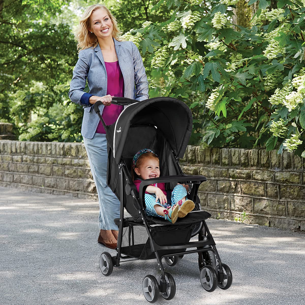 honey joy double stroller