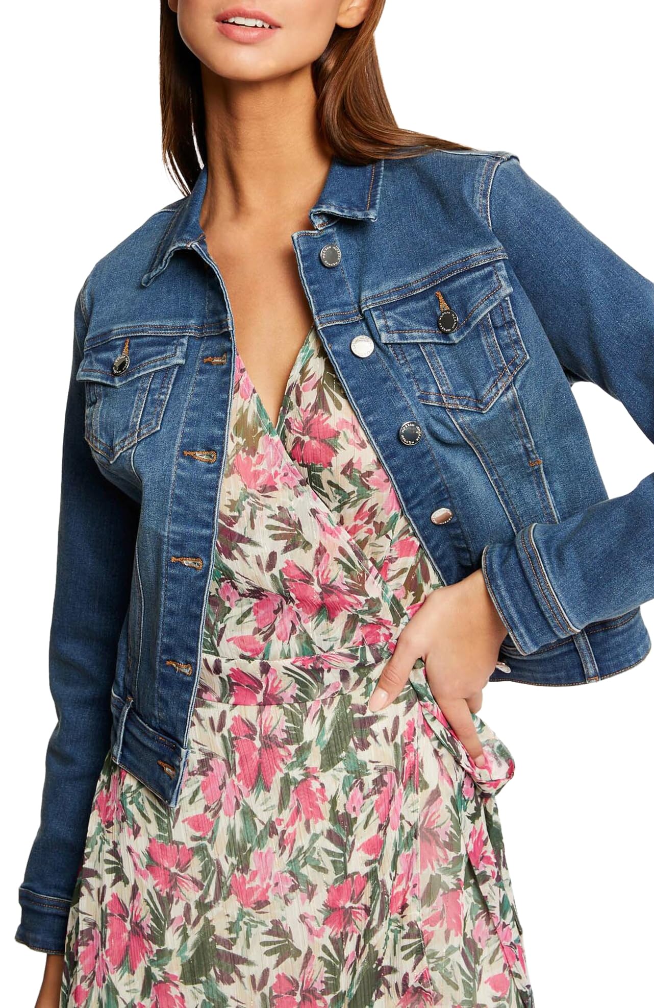 Morgan 231-vpomi Veste en jean Femme