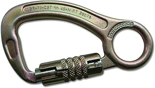 ProClimb USR-14-C3T Triple Lock Steel Carabiner with Integral Eye, 139 mm x 77 mm - Safety Supply, Dimensions: 15.24 cm L x 12.7 cm W x 2.54 cm H, Origin: Taiwan, Weight: 2.0 lbs