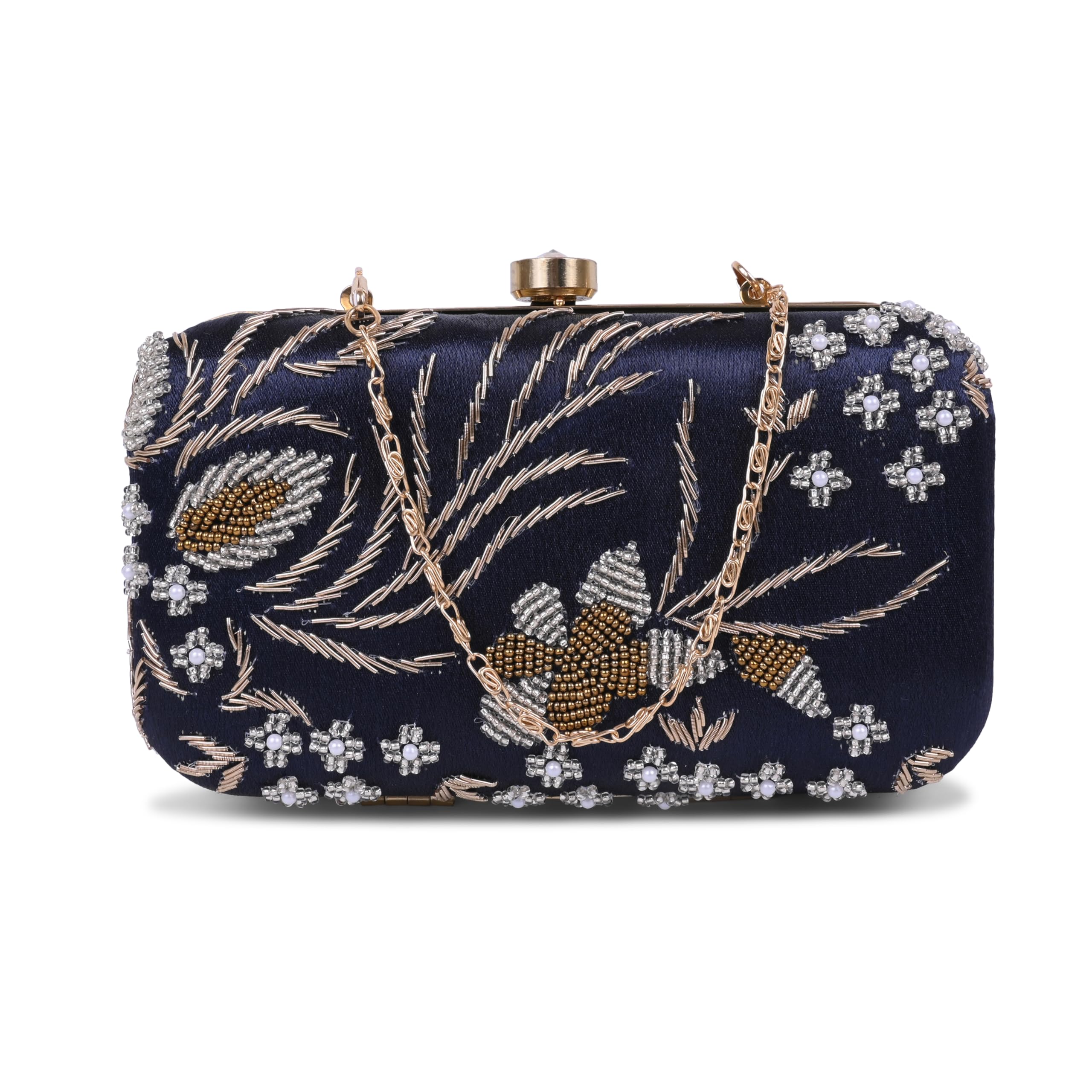 umera clutch wristel blue for girls and womns-picture-28