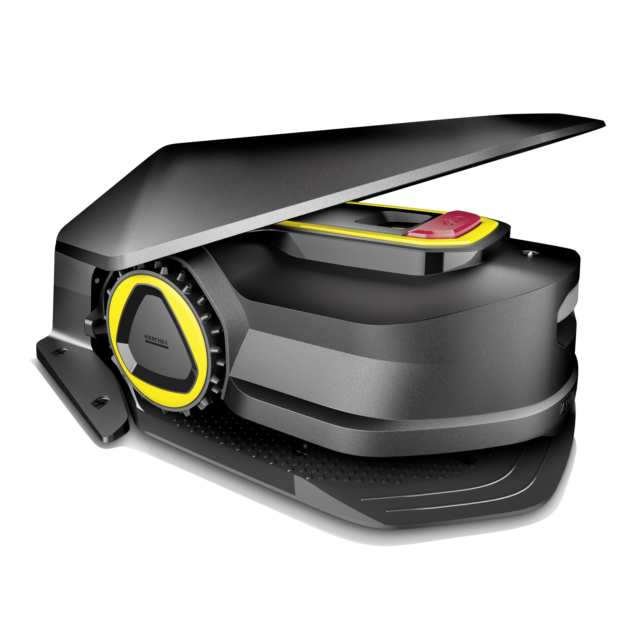 KÄRCHER Garage pour Robots Tondeuses RCX, Protection Solaire et Intempéries, Toit Relevable Pratique, Matériau Haute Résistance, Compatible Gamme RCX 4 et RCX 6
