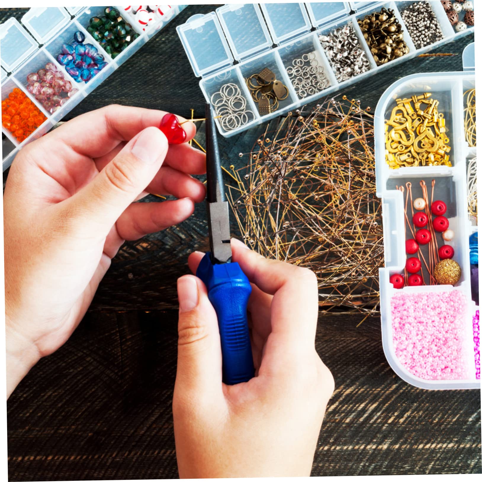 Holibanna 5sets Jewelry Making Connector Ball End for Earring Bracelet Necklace 200pcs*5