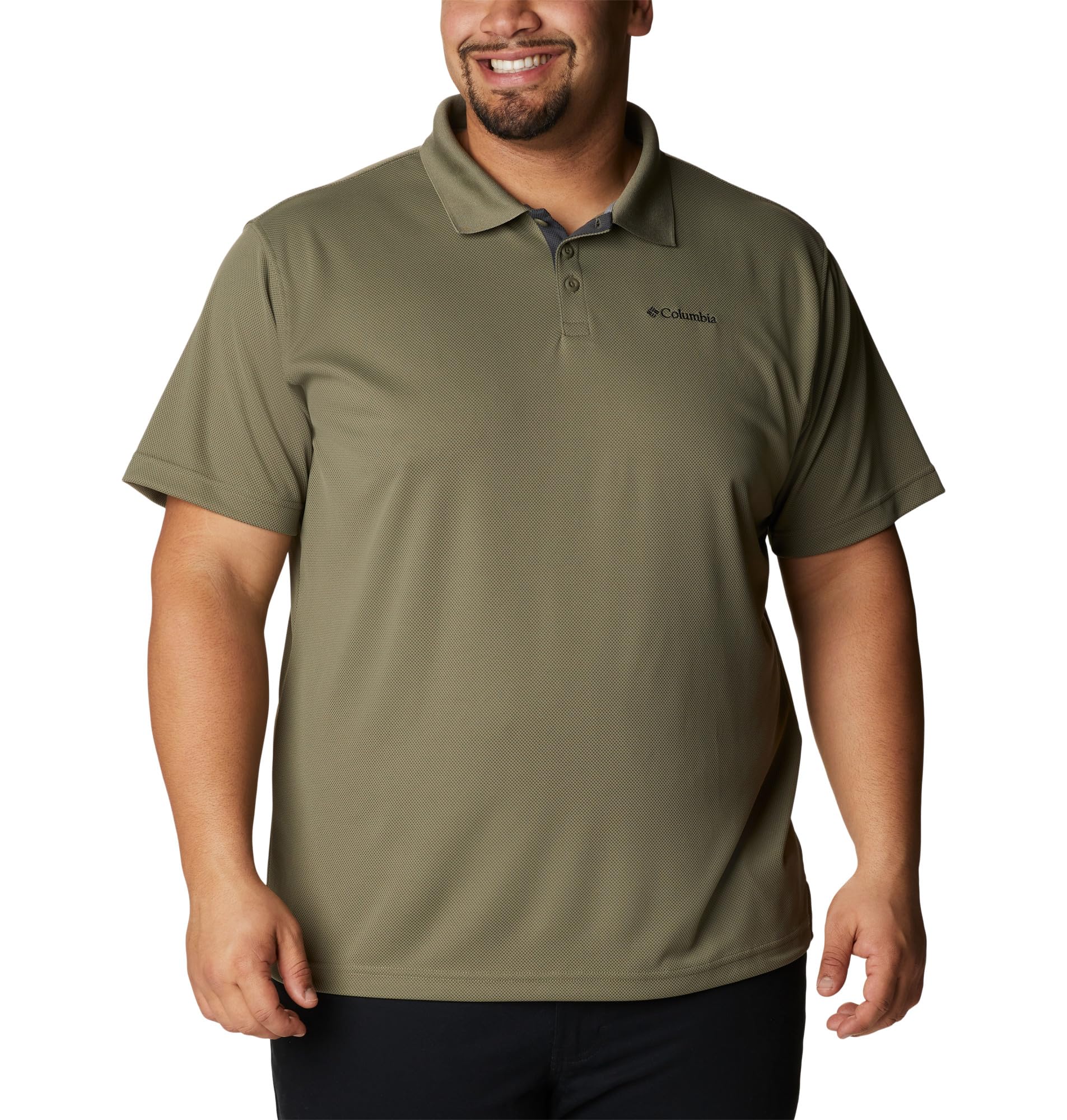 Columbia Men's Utilizer Polo Polo Shirt, Stone Green, Size XL
