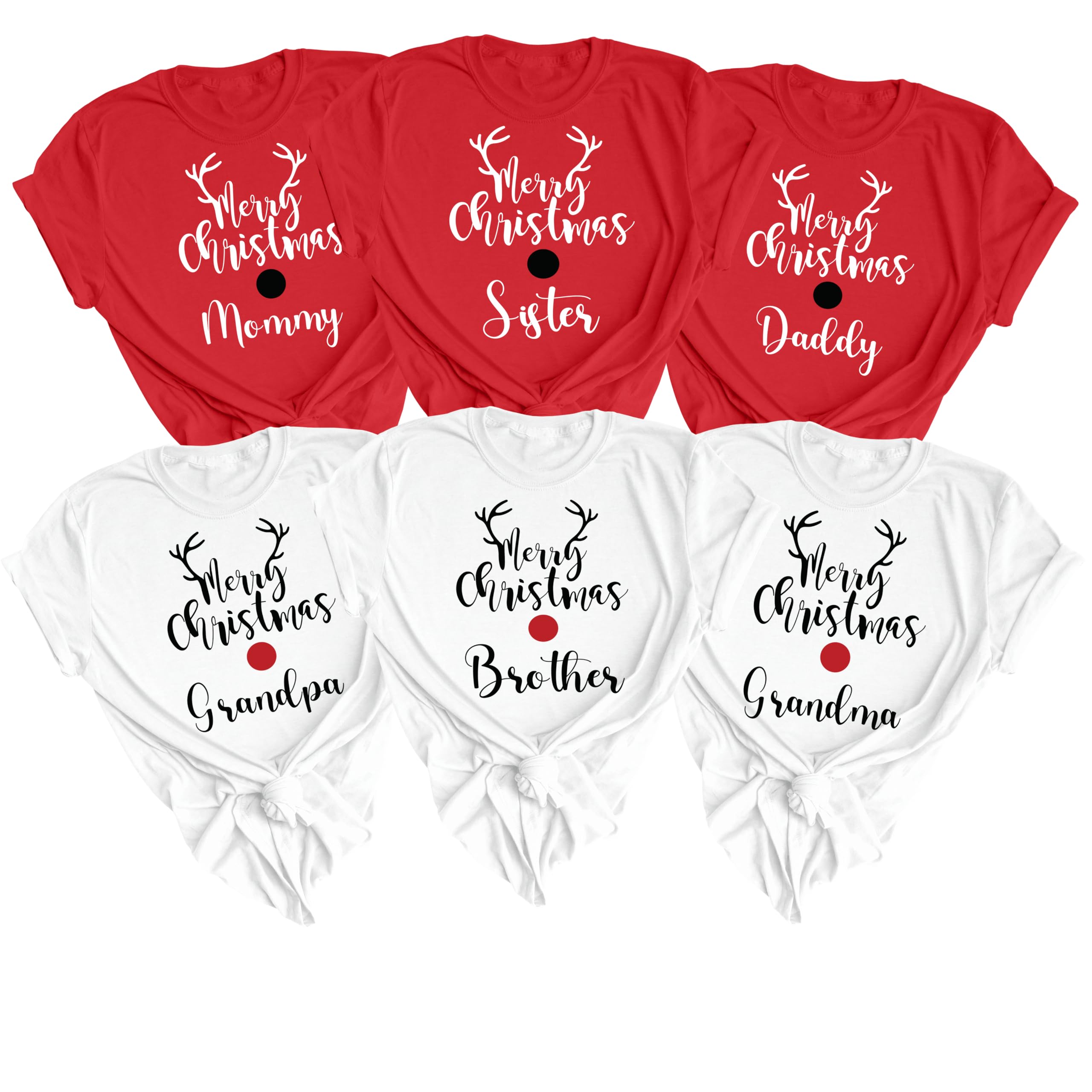 Custom Matching Pajama Christmas Shirts for Family, Personalized Pjs Christmas Shirts for Adult, Youth, Toddles, Plus Sizes