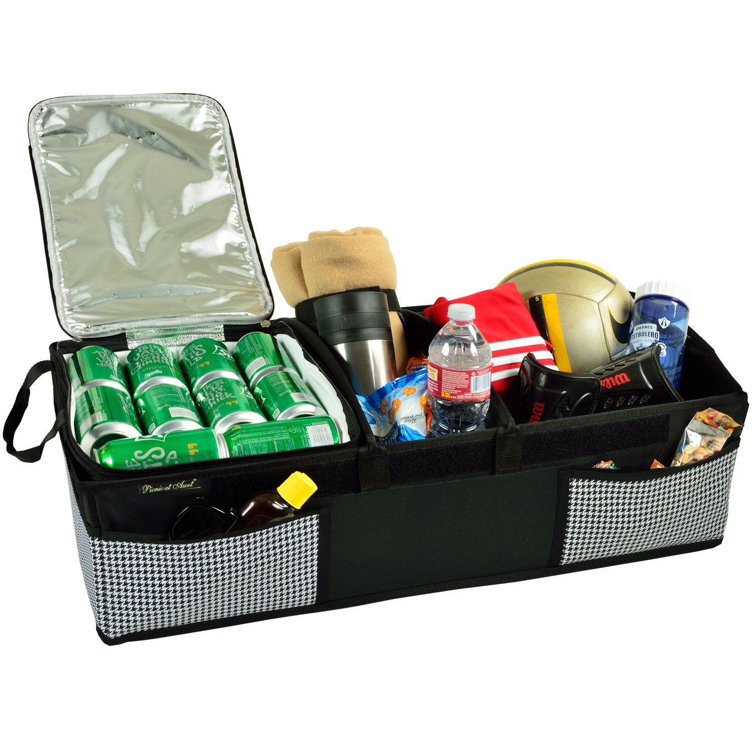 Picnic at Ascot - Heavy Duty Trunk Organizer - No Slide Rigid Base -70 LB Capacity - 30