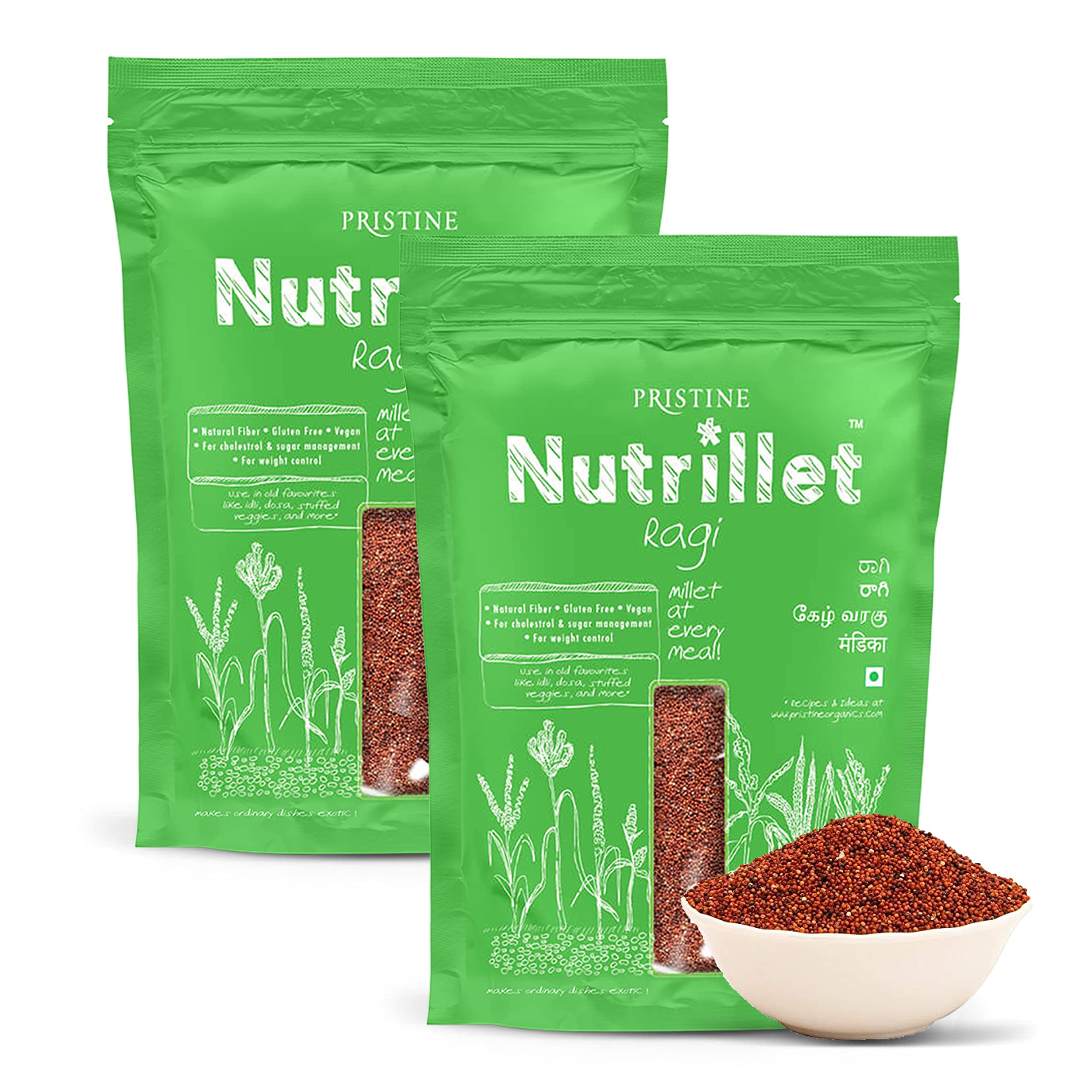 See full amazon price history chart for PRISTINE Nutrillet Healthy Ragi Pouch, 1 kg Each (Pack of 2) PRISTINE Nutrillet Healthy Ragi Pouch, 1 kg Each (Pack of 2) (B091MXWN5P) Amazon Price History, Amazon Price Tracker
