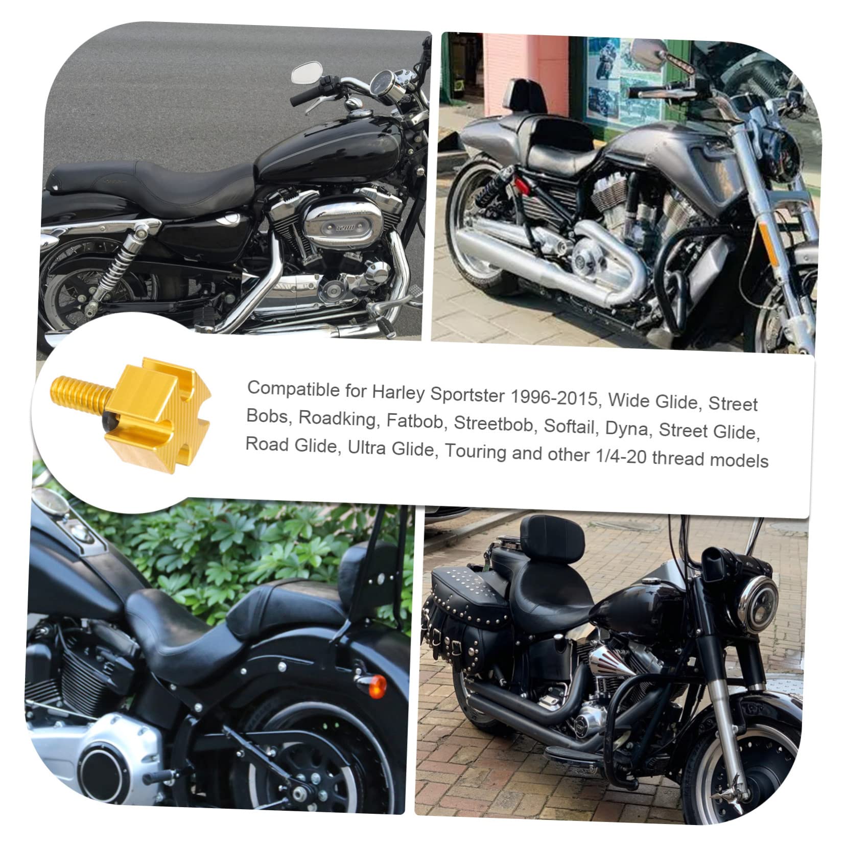Amazon.co.jp: BELLIFFY Cncアルミ製バイクシート用ネジ オートバイ 