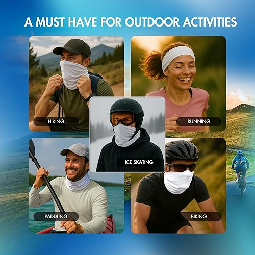 Miniatura 8 de WindRider UPF 50+ Sun Protection Neck Gaiter for Fishing, Biking, Skiing Elevate Your Outdoor Experience with SunShield Pro