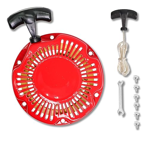 Miniatura 9 de Ensamblaje de arranque de retroceso cromado para Coleman CT100U CC100X 98cc, motor Predator 79cc 3HP, Massimo MB100 79cc Mini Bike, SK100 CK100 Go