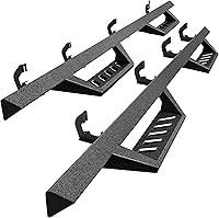 Tyger Auto LanderX Running Boards for 2007-2019 Chevy Silverado GMC Sierra Crew Cab - Drop Steps Nerf Bars TG-LX3C82328