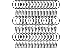 40 Pack Curtain Hooks For Unerring Window Decor