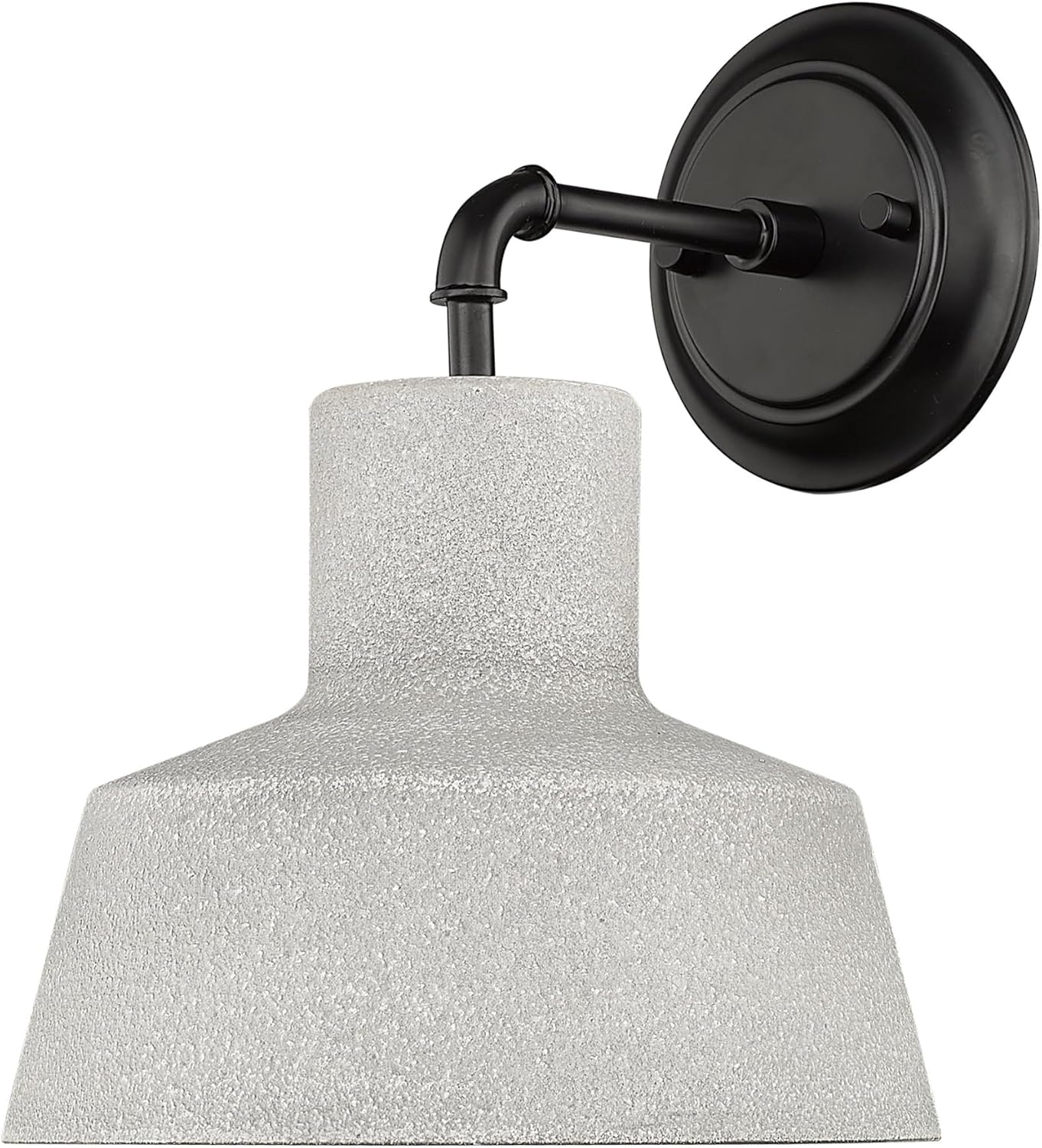 ML Lighting | Lloyd Collection | 11121-TC | 1 Light Outdoor Wall Sconce in Textured Cement Finish | Perfect for Walkways, Porches, Backyards, Patios, and Driveways