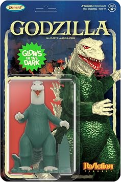 SUPER7 Toho Reaction Figures - Godzilla Model Kit Glow Action Figure