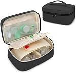BAFASO Wearable Breast Pump Bag, Black | Compatible with Momcozy, Paruu and Most Hands Free Pump, Case for Wearable Breast Pump and Extra Parts, Bag Only