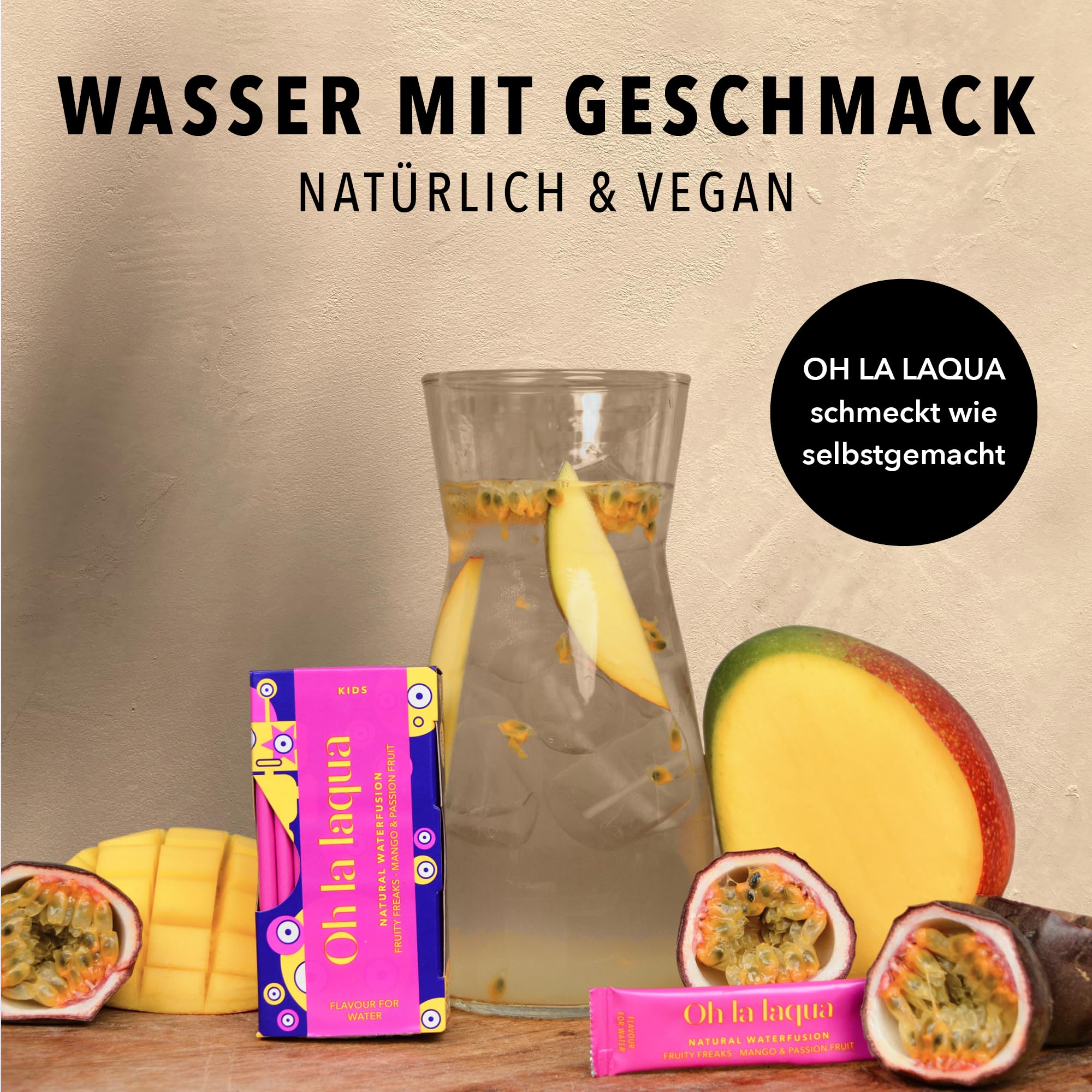 Oh la laqua - 12 Reasons Why - 120 Sticks - Wasser mit Geschmack - Ohne Zucker - Ohne Süßstoff - 12 Flavours - Infused Water - 100% Natürlich - Vegan