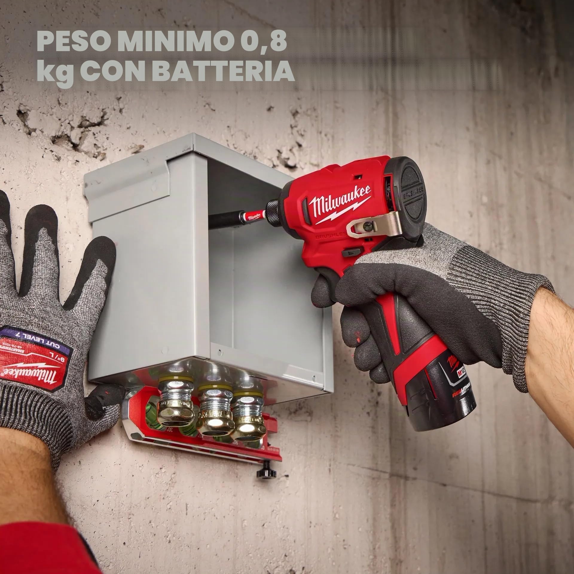 Milwaukee M12 Subcompact Brushless 1/4 Inch Hex Impact Driver (strumento nudo)