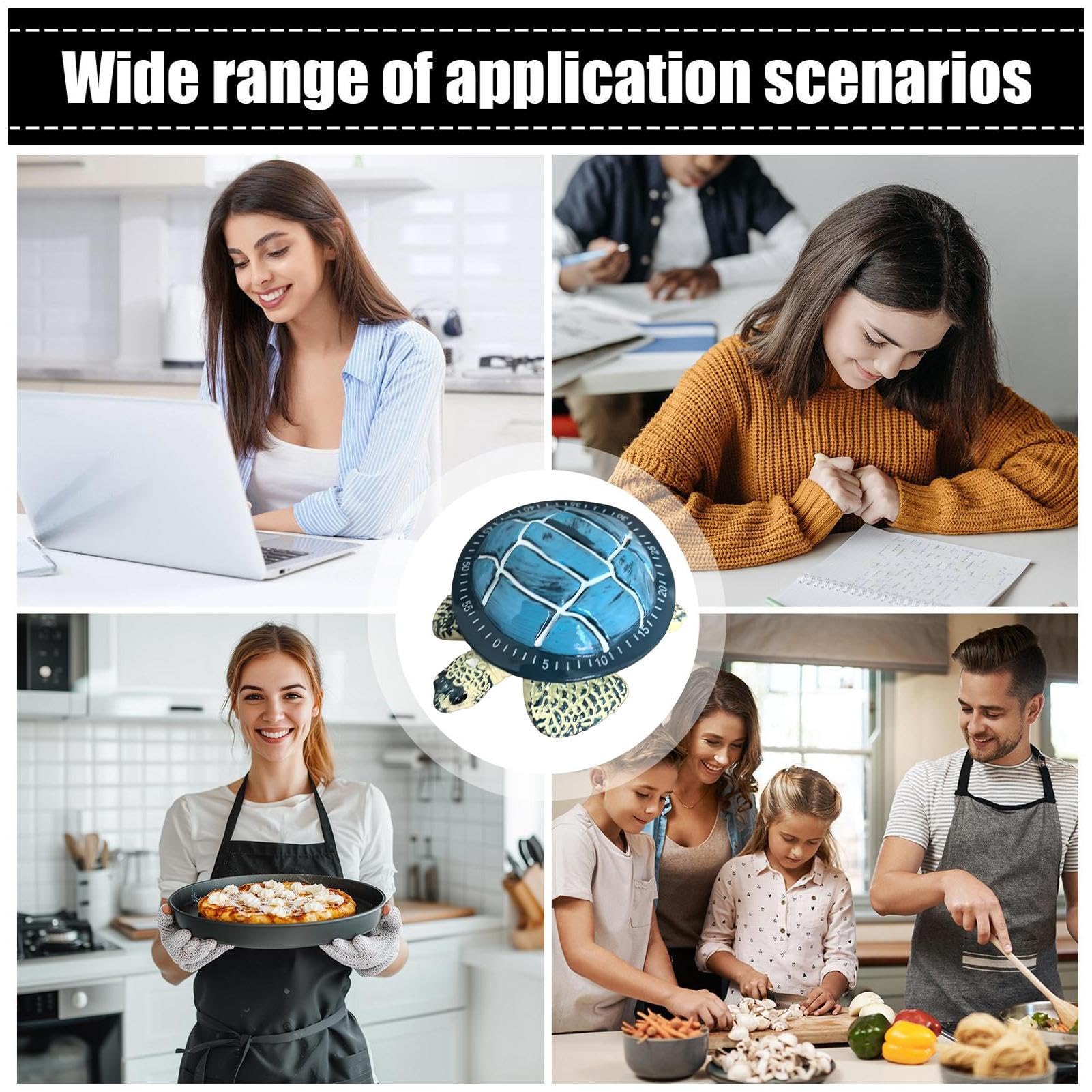 Temporizadores De Cocina Para Cocinar Reloj Mecánico de Cocina con Imanes