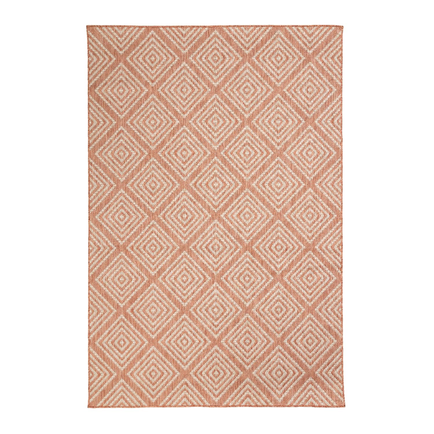 FRAAI | Home & Living Tapis d'extérieur - Brava Terracotta - 140x200 cm - Tapis Exterieur Resistant Pluie - Rectangulaire - Terrasse, Jardin, Balcon