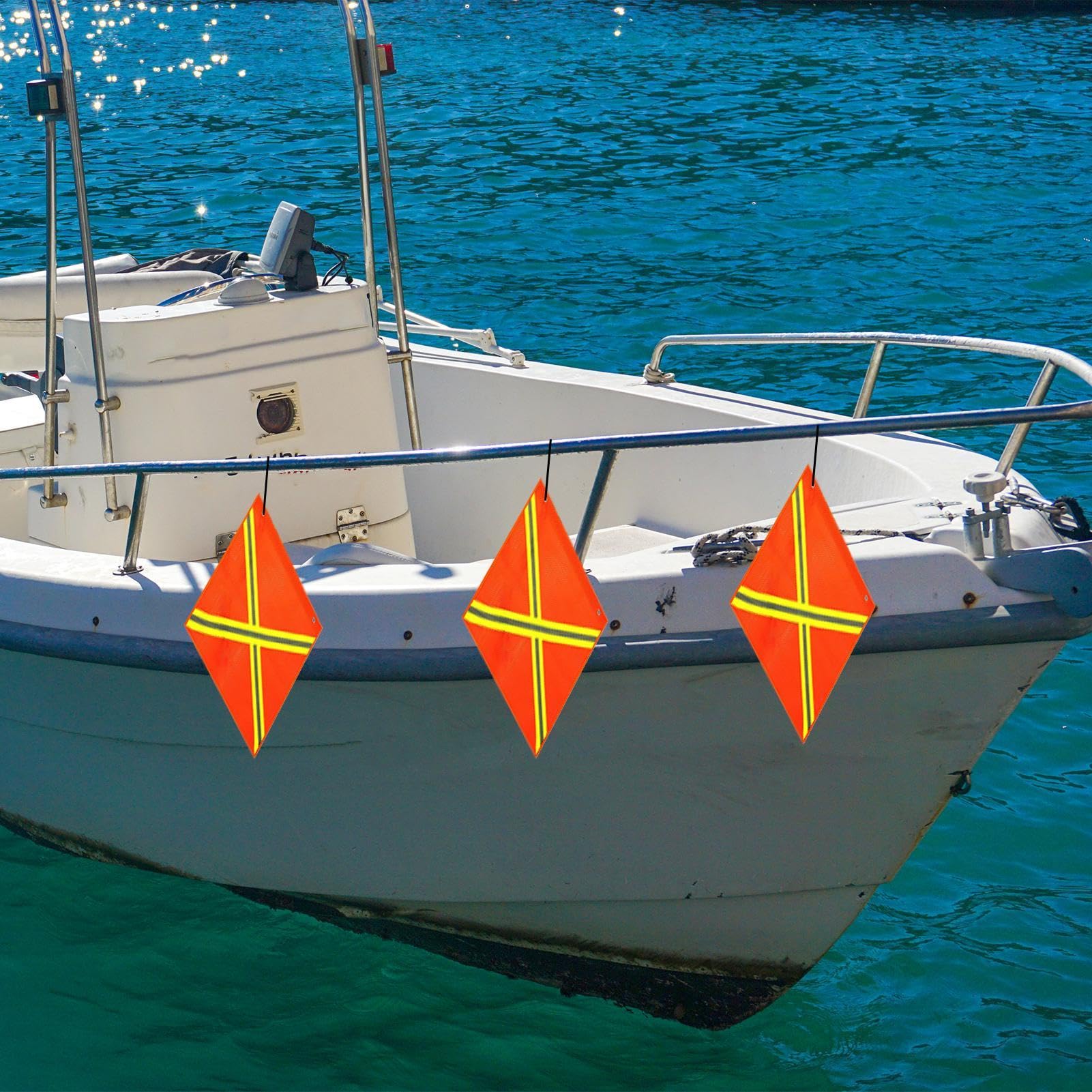 JumpingLight 2x3 Embroidered Yacht Ensign USA Nautical 210D Sewn Nylon Flag 2x3 Boat - Quality Flags