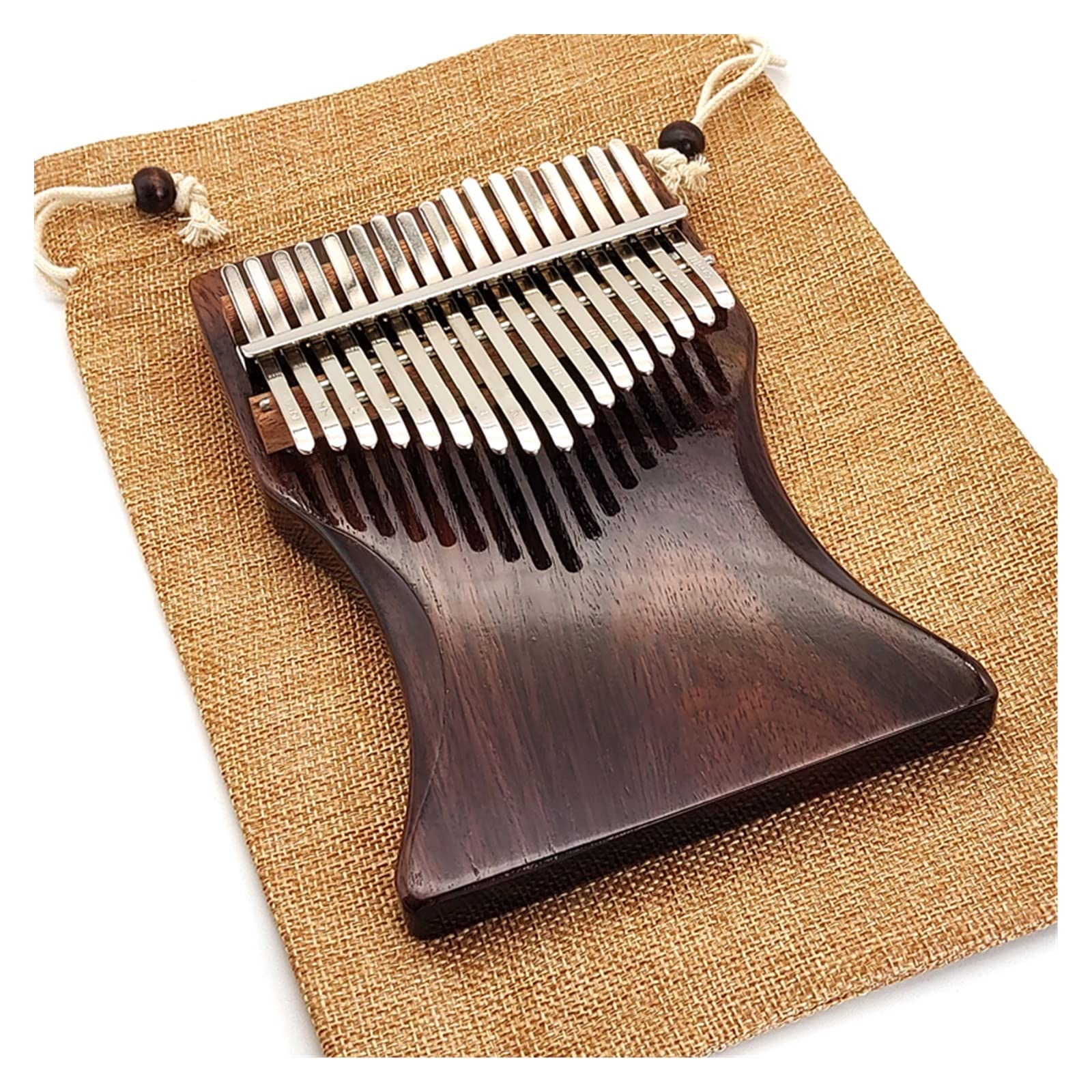 alumno Kalimba Instrumentos Musicales De Teclado Kalimba De Piano De Dedo De Palisandro De 17 Teclas