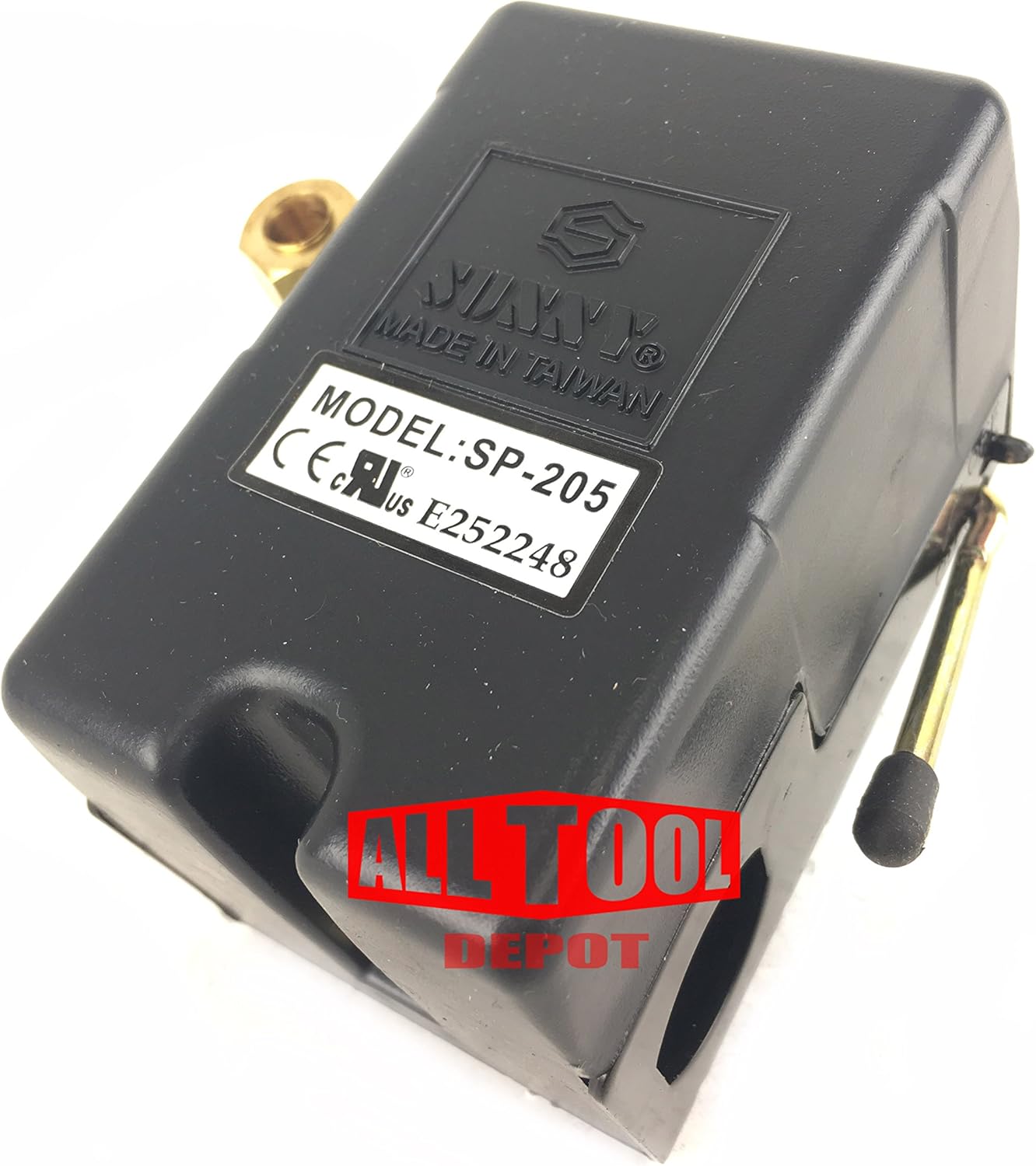 Replacement Air Compressor Pressure Switch, Sunny L1, 1 port, 95-125 PSI, 25 Amp