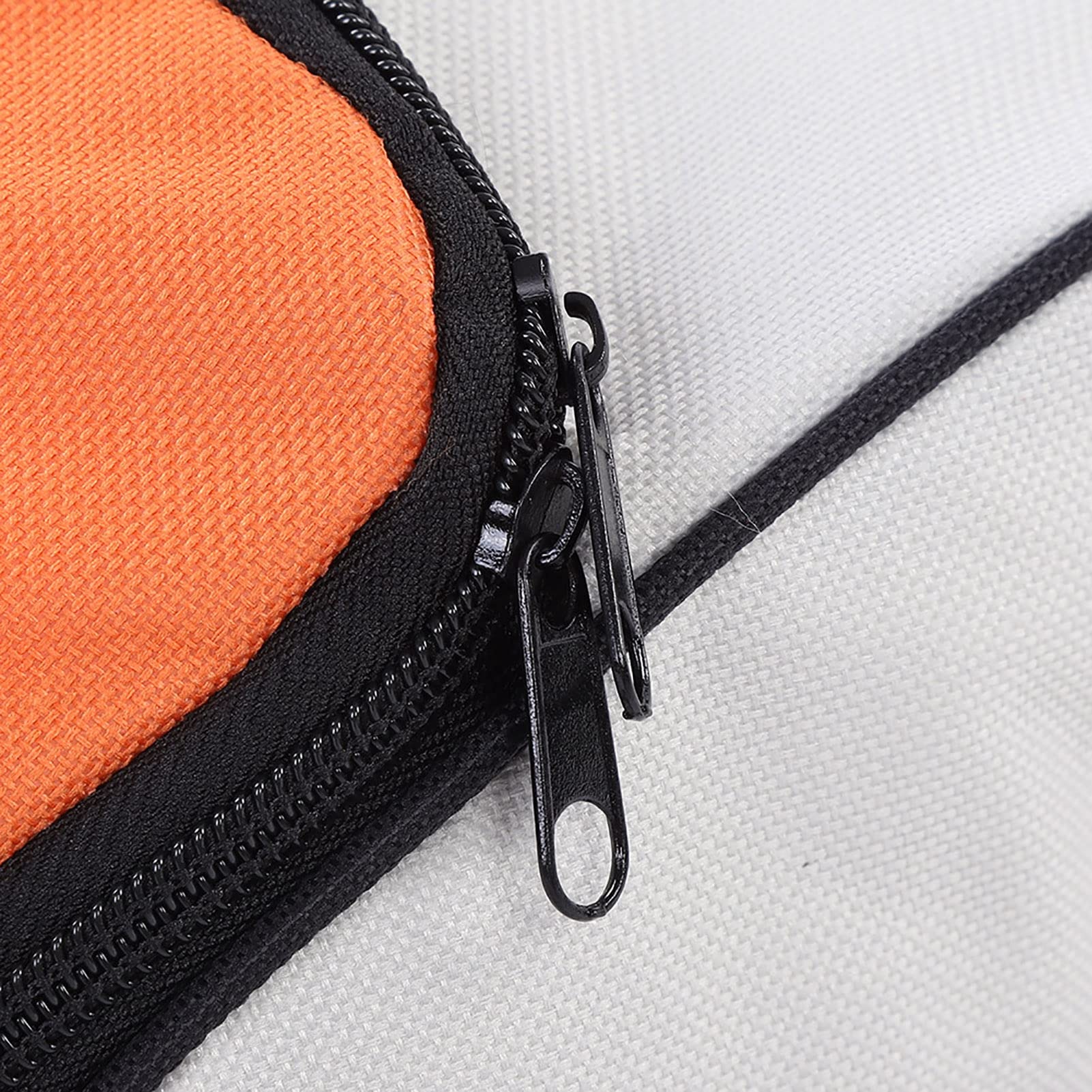 Kettensägentasche, Premium-Oxford-Stoff, Tragbare Oxford-Stoff-Kettensägen-Aufbewahrungstasche, Rasenmäher-Tragetasche, Schutzbox, Kettensägen-Tasche (orange weiß)
