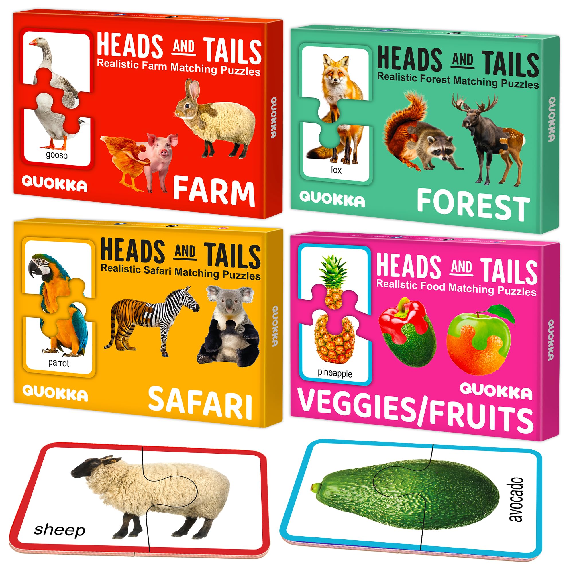 Toddler Puzzles 2-3 Years Old - Matching Kids Puzzles for 2 3 5 Year Olds