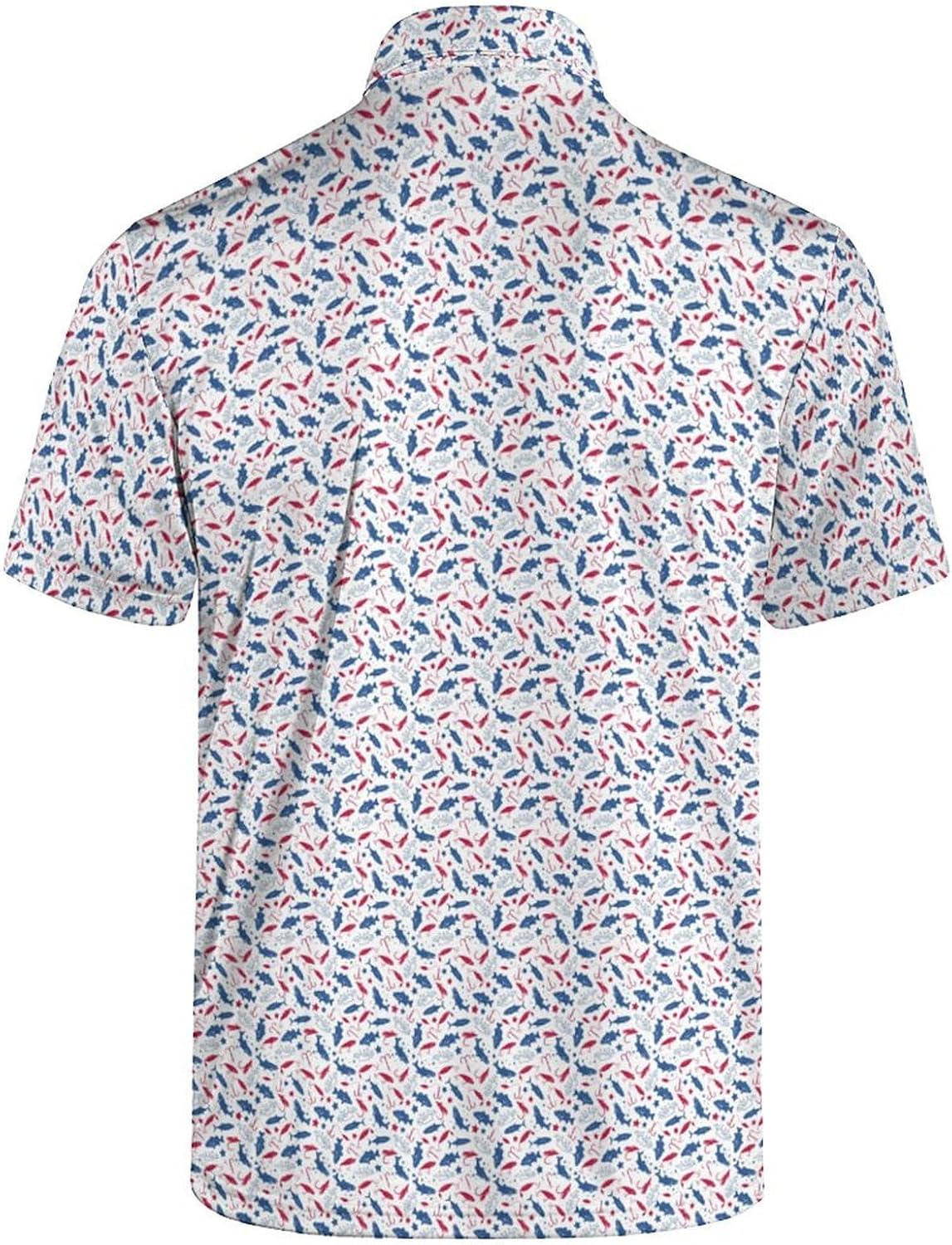 Golf Shirts for Men Funny Golf Polo Shirts Short Sleeve Polo Shirts Moisture Wicking Performance Golf Outfits