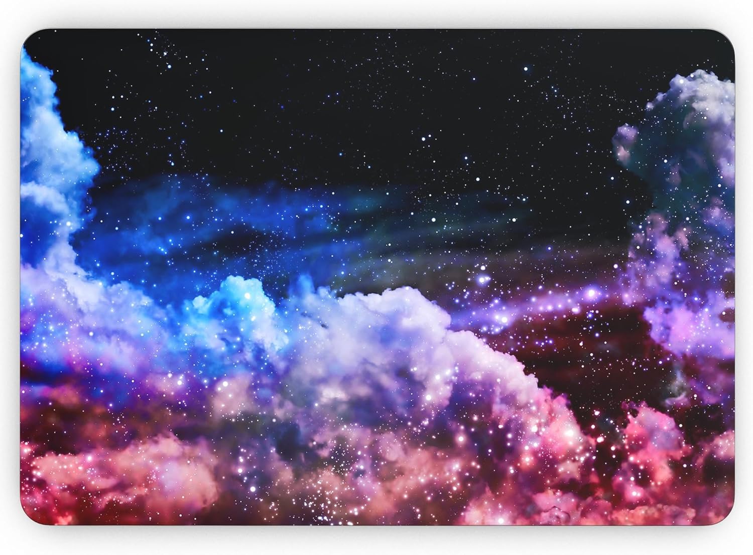 DesignSkinz - Compatible with MacBook Air 13" 2018 (A1932) - Skin Decal Protective Scratch Resistant Vinyl Wrap - Purple Blue and Pink Cloud Galaxy