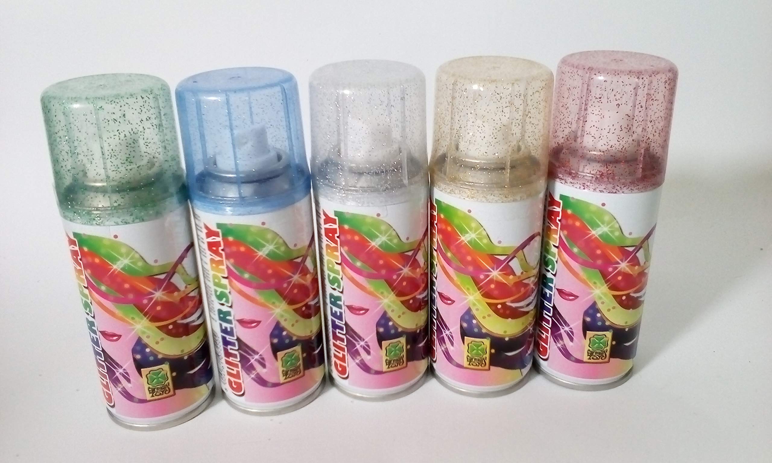 Carnival Toys Carnevale BOMBOLETTA Spray Glitter 5 Colori 100 ml Scegli Il Tuo Party