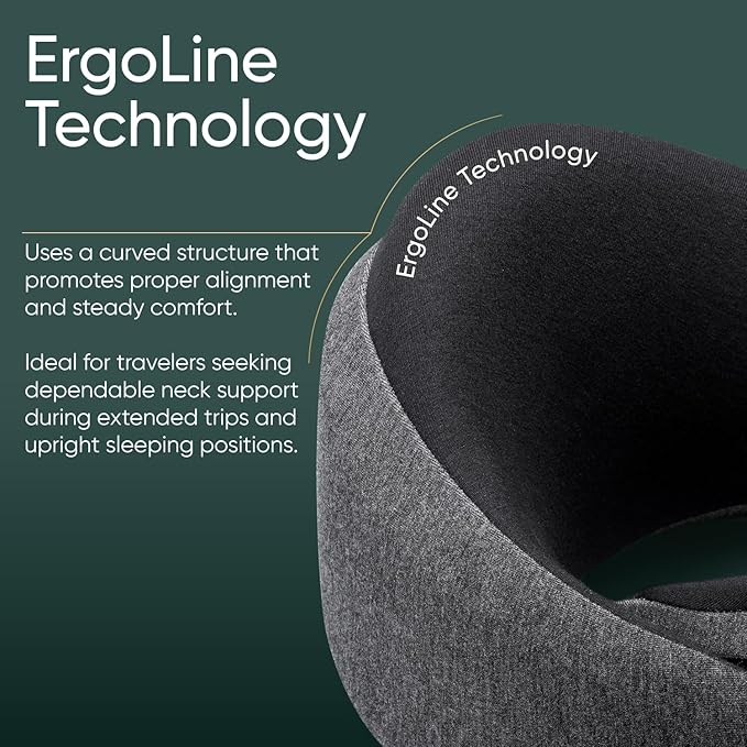 Almohada de Viaje Memory Foam con Soporte Cervical miniatura 3
