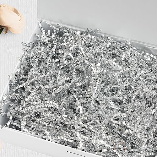 Miniatura 76 de Uptotop Relleno de papel de corte arrugado de 1/2 libra para rellenar cestas de regalo, cumpleaños, Navidad, Acción de Gracias, boda, día