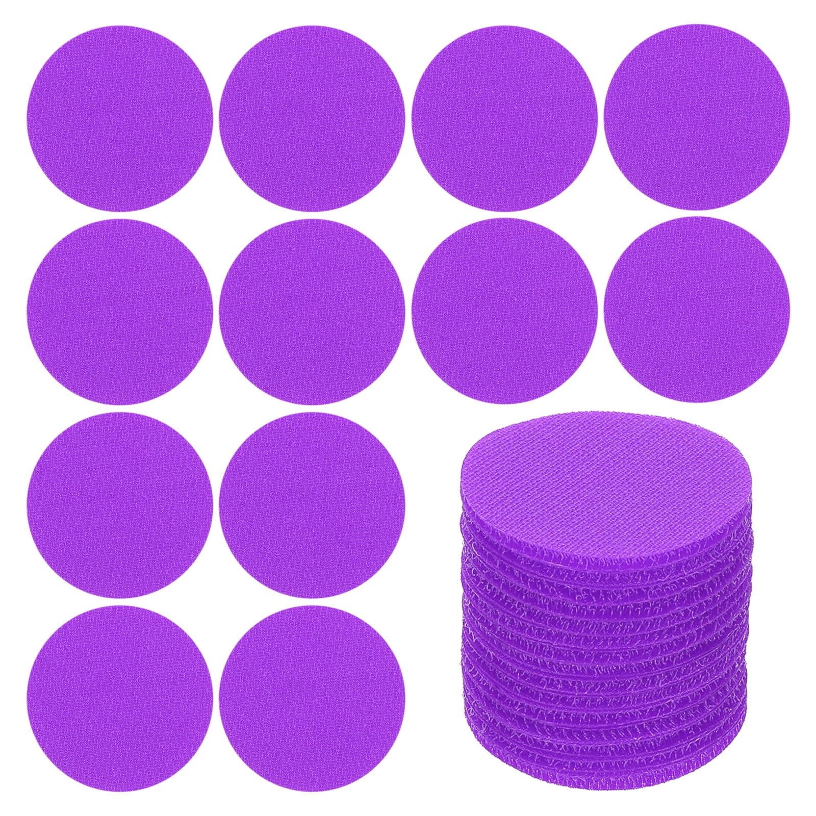 PATIKIL 64Pcs Carpet Spots for Classroom 2 Inch Small Circle Floor Dots Markers Carpet Spot Markers for Teacher Elementary Preschool Supplies Dark Purple