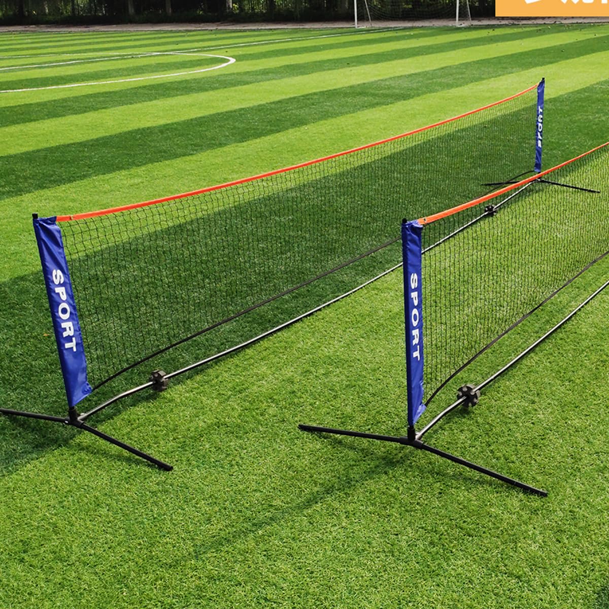Sarini Pieghevole Rete da Tennis Portatile Allenamento Indoor Outdoor Giardino