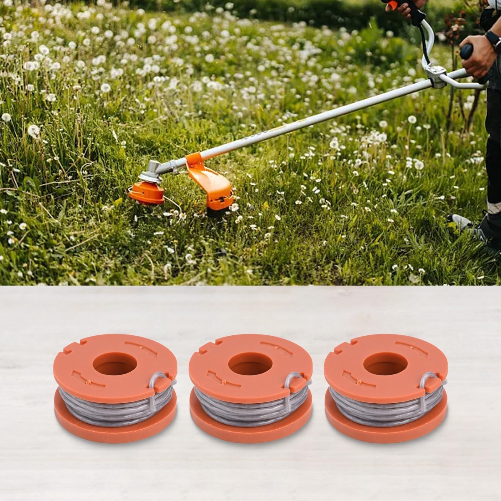 Cordon pour Coupe-Herbe, Bobines de Fil de Rechange for XCEED EX36CGT ABS, Lot de 3