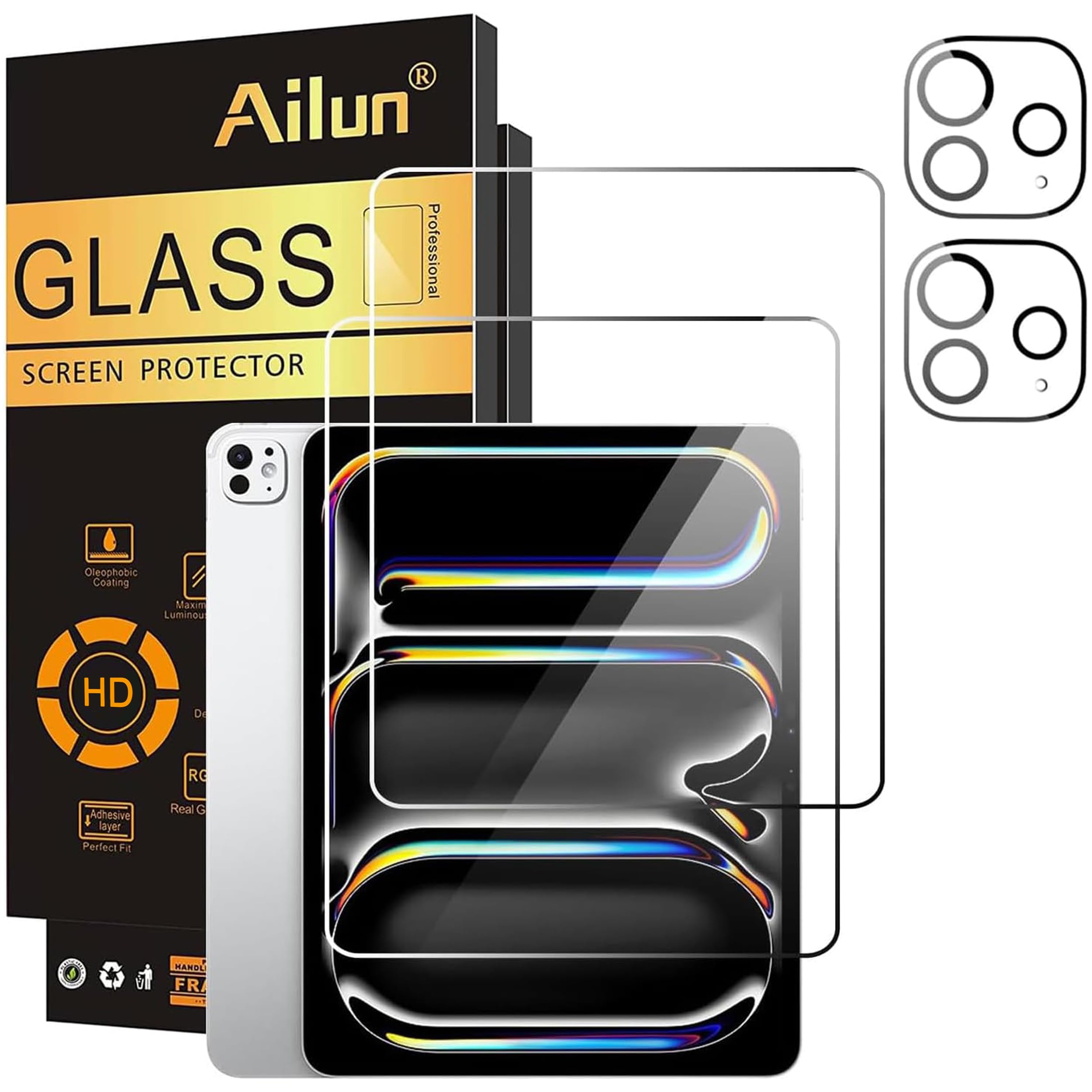 Photo 1 of Ailun Screen Protector + Camera Lens Protector for iPad Pro 13 Inch