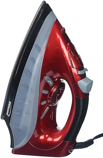 BRENTWOOD MPI-61 Non-Stick Steam/Dry, Spray Iron (Red)