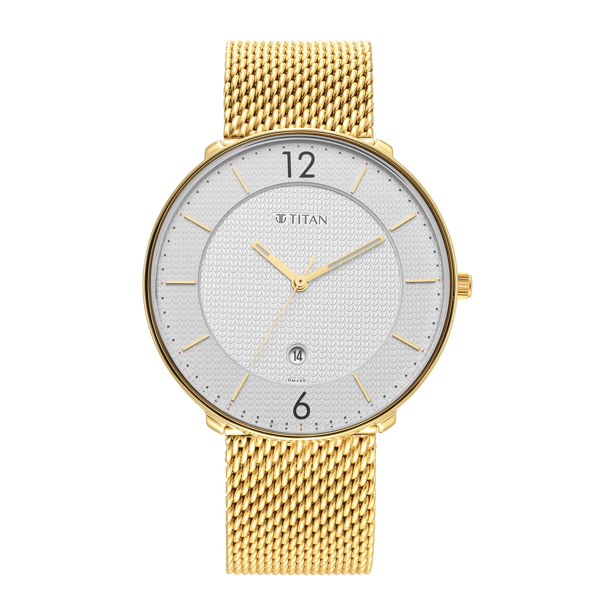 Titan Black and Gold Quartz Analog with Date Silver Dial Stainless Steel Strap Watch for Men-NS1849YM01 (B0B1N3ZX7M) Amazon Price History, Amazon Price Tracker