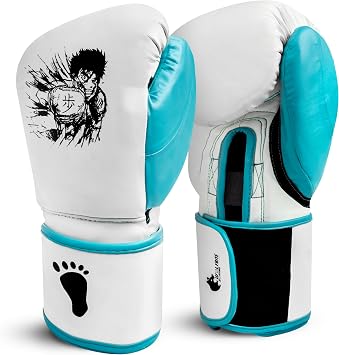 Hajime No Ippo Anime Hook & Loop Gloves Fighting Spirit First Step
