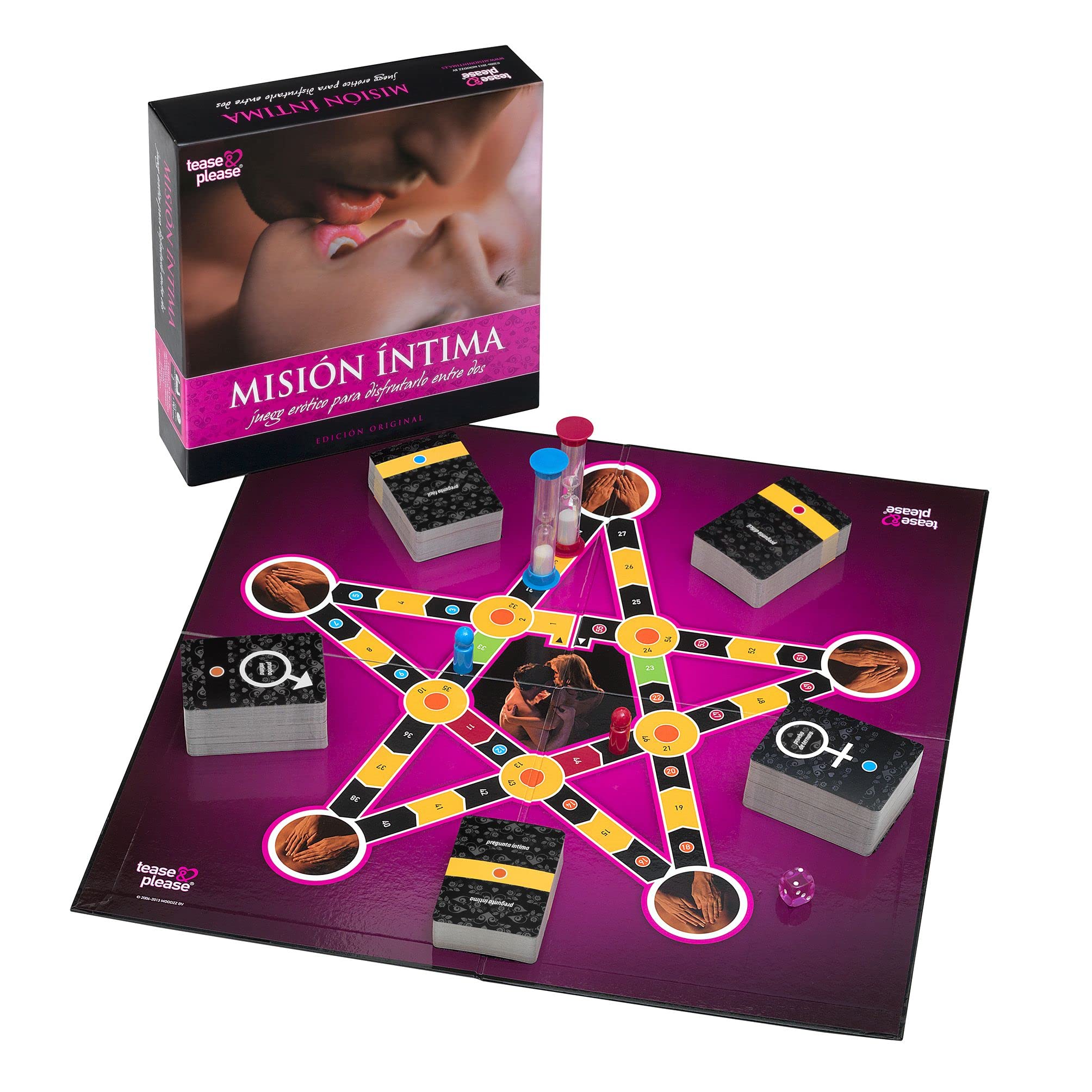 Tease & Please Misión Íntima (en Español) Juego de Mesa para Adultos - Juegos Sexuales de Parejas Adultos para una Noche Excitante con su Pareja
