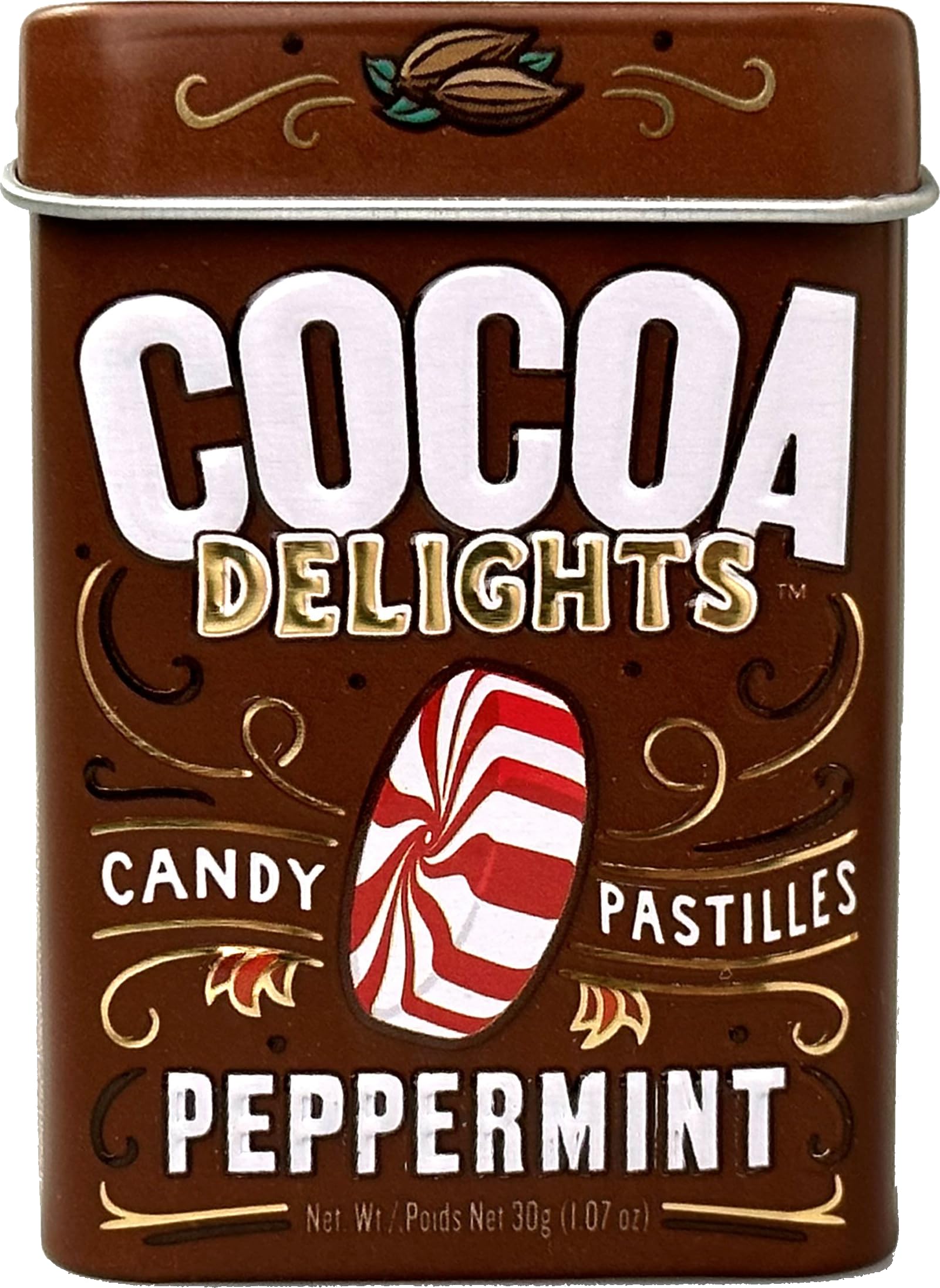 Sponsored Ad - Chocolate Peppermint Mint Candy | Natural Ingredients, No Artificial Colors or Flavors | Kosher Certified, Vegan, Gluten Free | Aspartame & Xylitol Free | 30 Count Tin (Pack of 12)