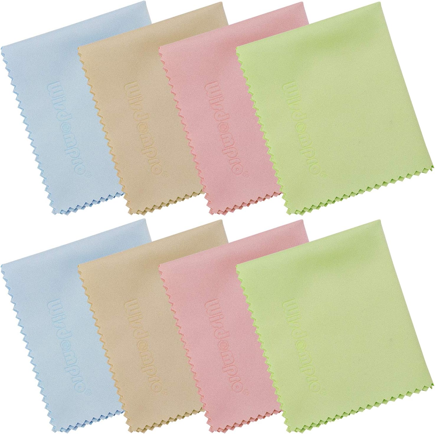 Wisdompro 8-Pack 5.7 x 6.9 Inches Microfiber Cleaning Cloth for Camera Lens, Glasses, Phone, iPhone, iPad, Tablet, Laptop, LCD TV, Computer Screen, Monitor and Other Electronics Device – Colorful Wisdompro 8-Pack 5.7 x 6.9 Inches Microfiber Cleaning Cloth for Camera Lens, Glasses, Phone, iPhone, iPad, Tablet, Laptop, LCD TV, Computer Screen, Monitor and Other Electronics Device – Colorful