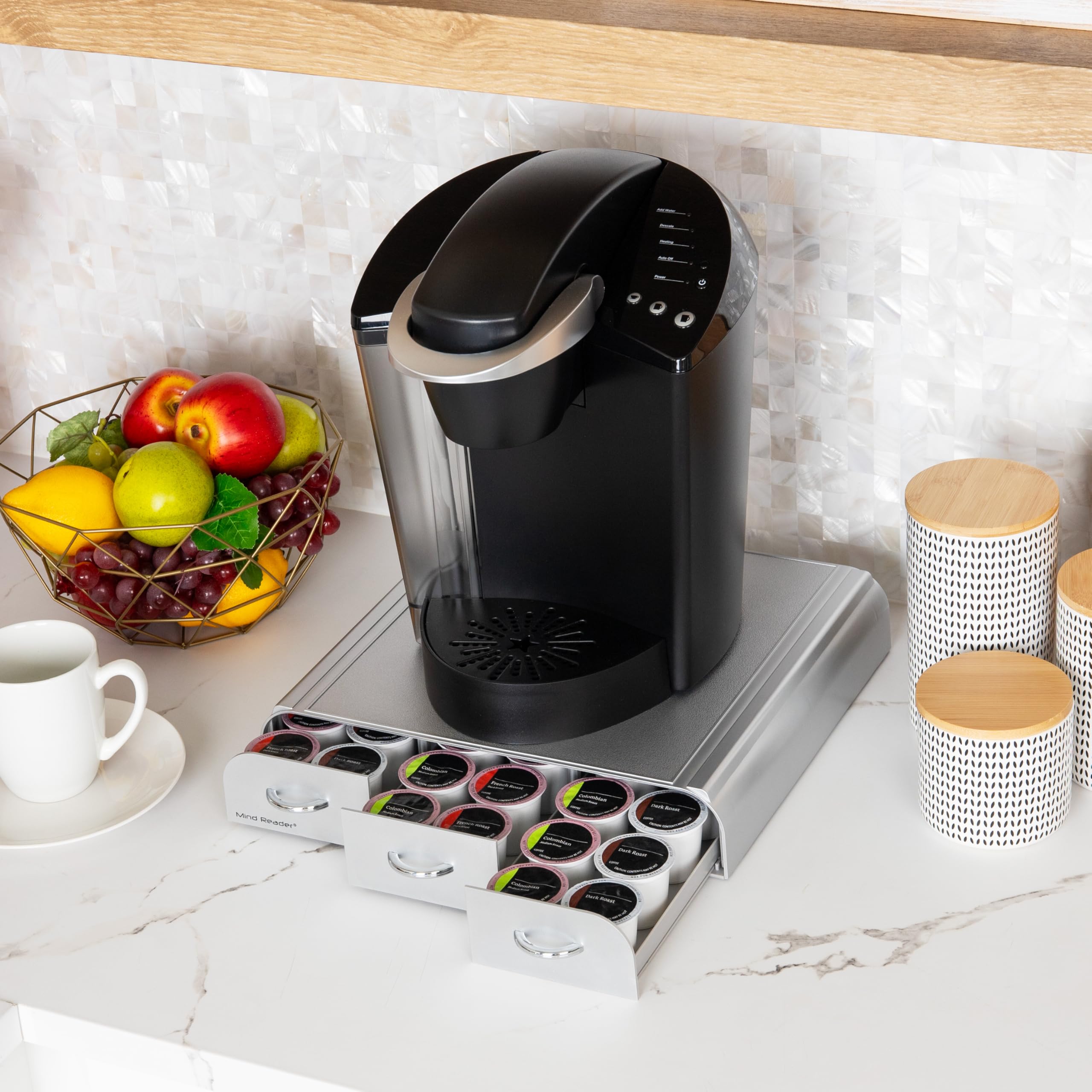 Mind Reader 'Anchor' - Cassetto Per 36 Capsule Caff&egrave; Dolce Gusto, Keurig, Verismo