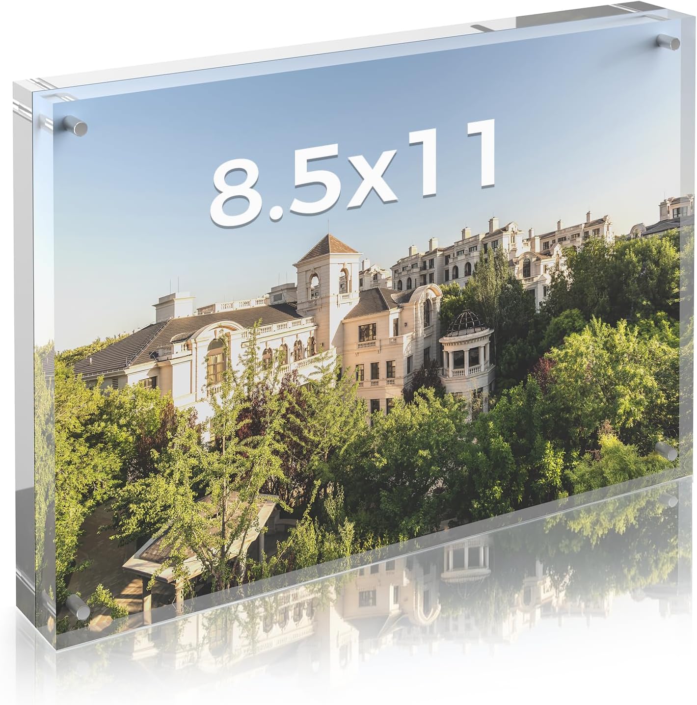 8.5x11 Acrylic Picture Frame, 20mm Clear Certificate Document Display Frame